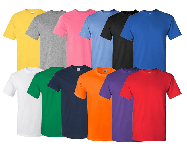 180 gsm cotton t shirt multicolor teesbro